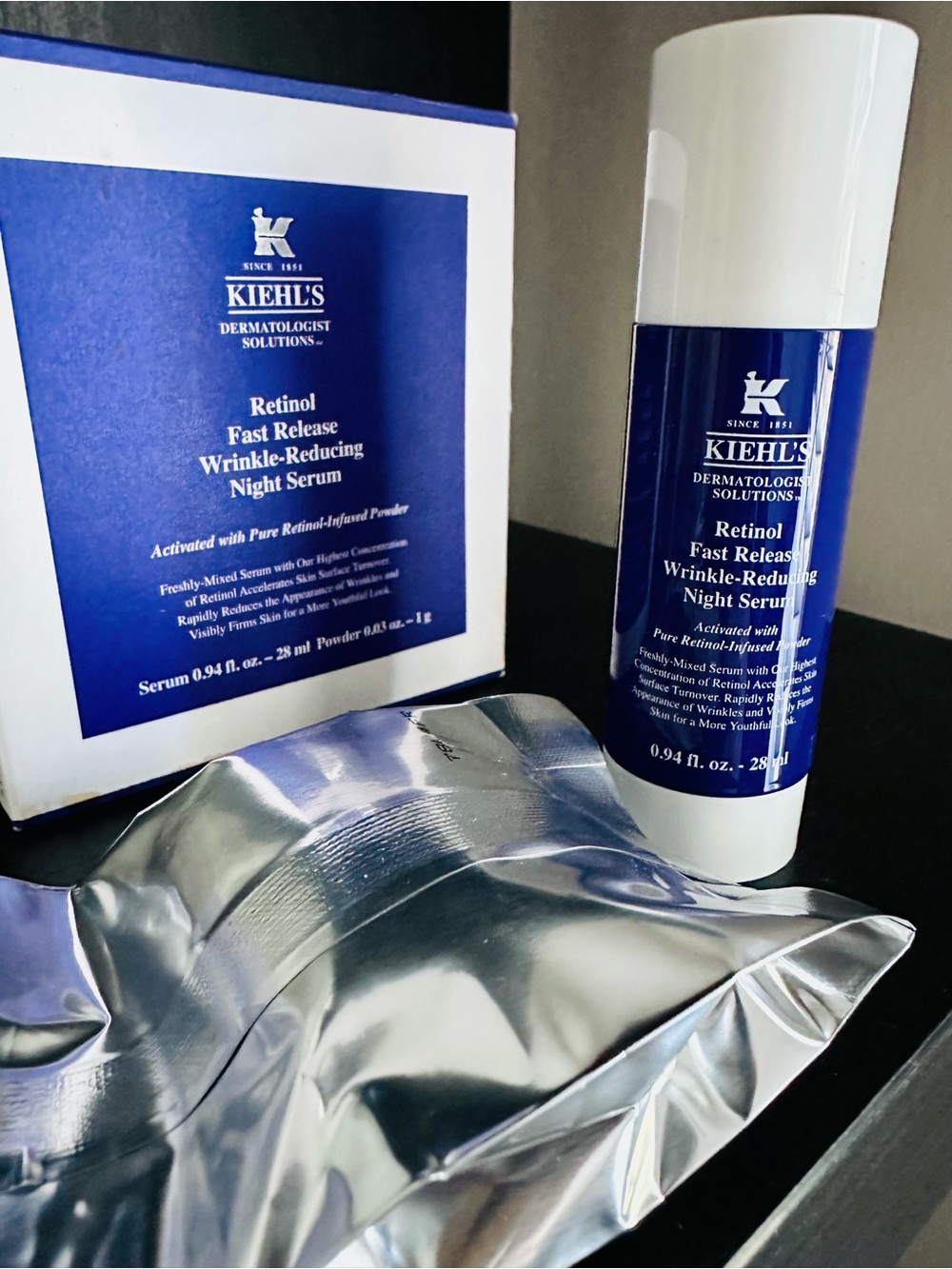 Kiehl's Retinol Night Serum - Blue & White Packaging